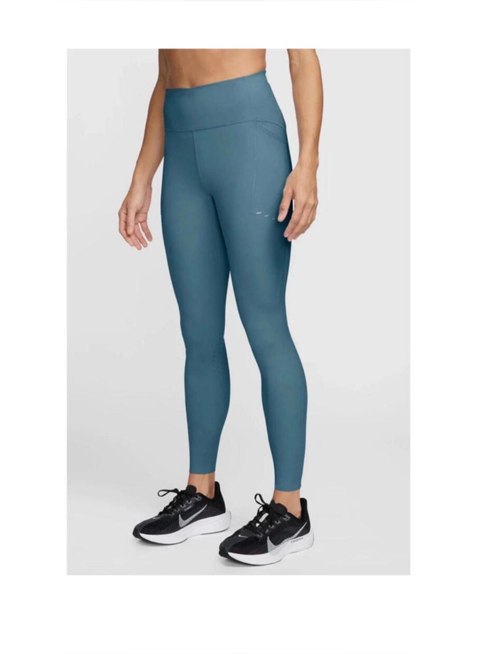 Nike Blue 7/8 Running Leggings